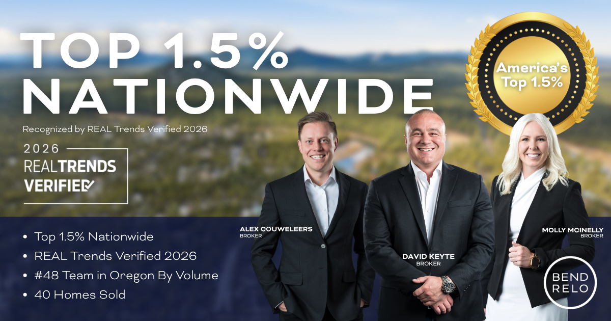 Bend Relo Recognized Among the Top 1.5% of Real Estate Professionals in America
