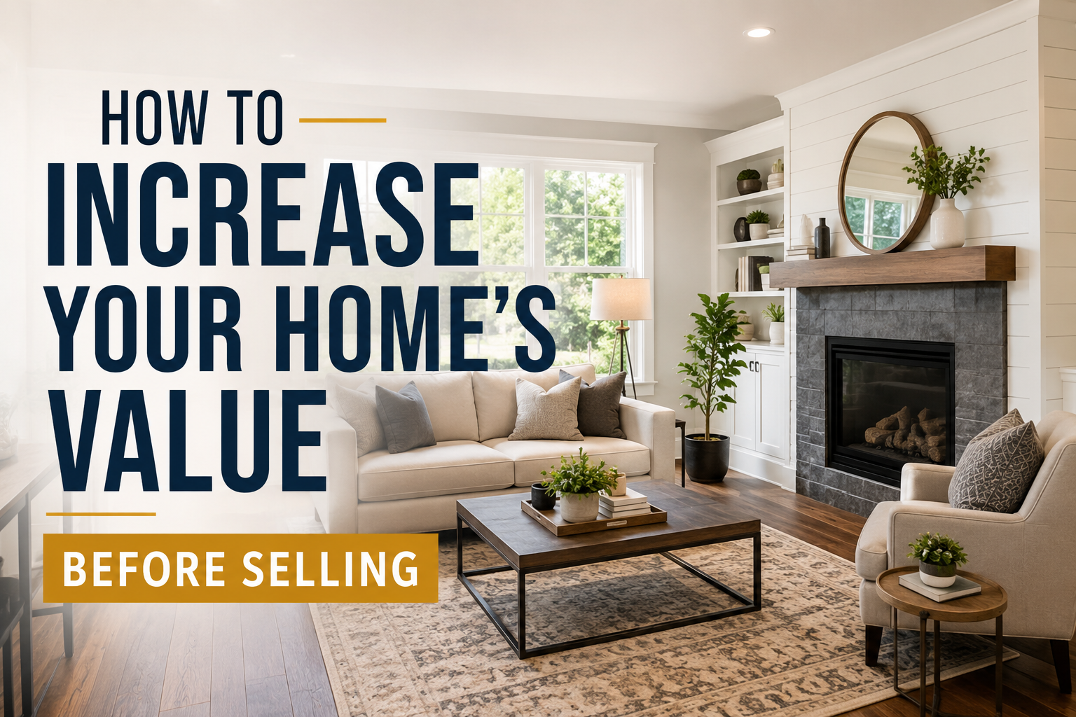 How to Increase Your Home’s Value Before Selling